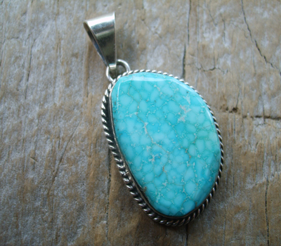 Native American Jewelry- Turquoise Pendant